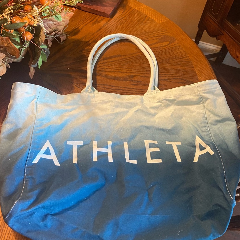 Athleta Gradient Blue Tote Bag
